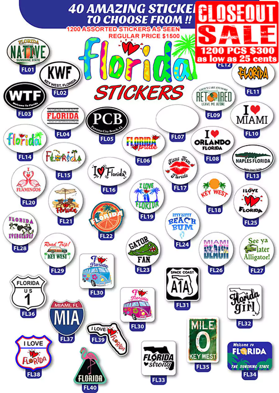 Florida Stickers (CL)